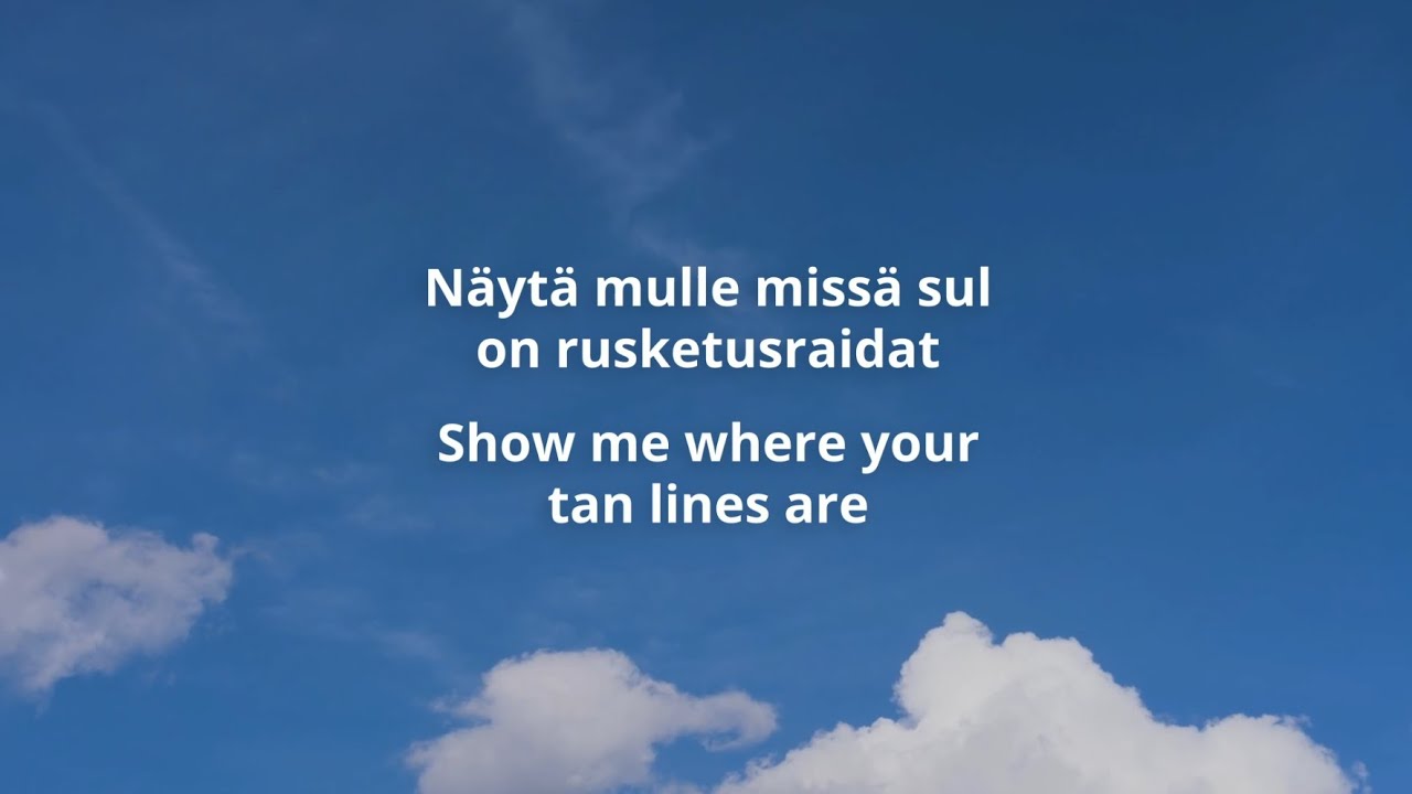PMMP - Rusketusraidat Finnish & English Lyrics