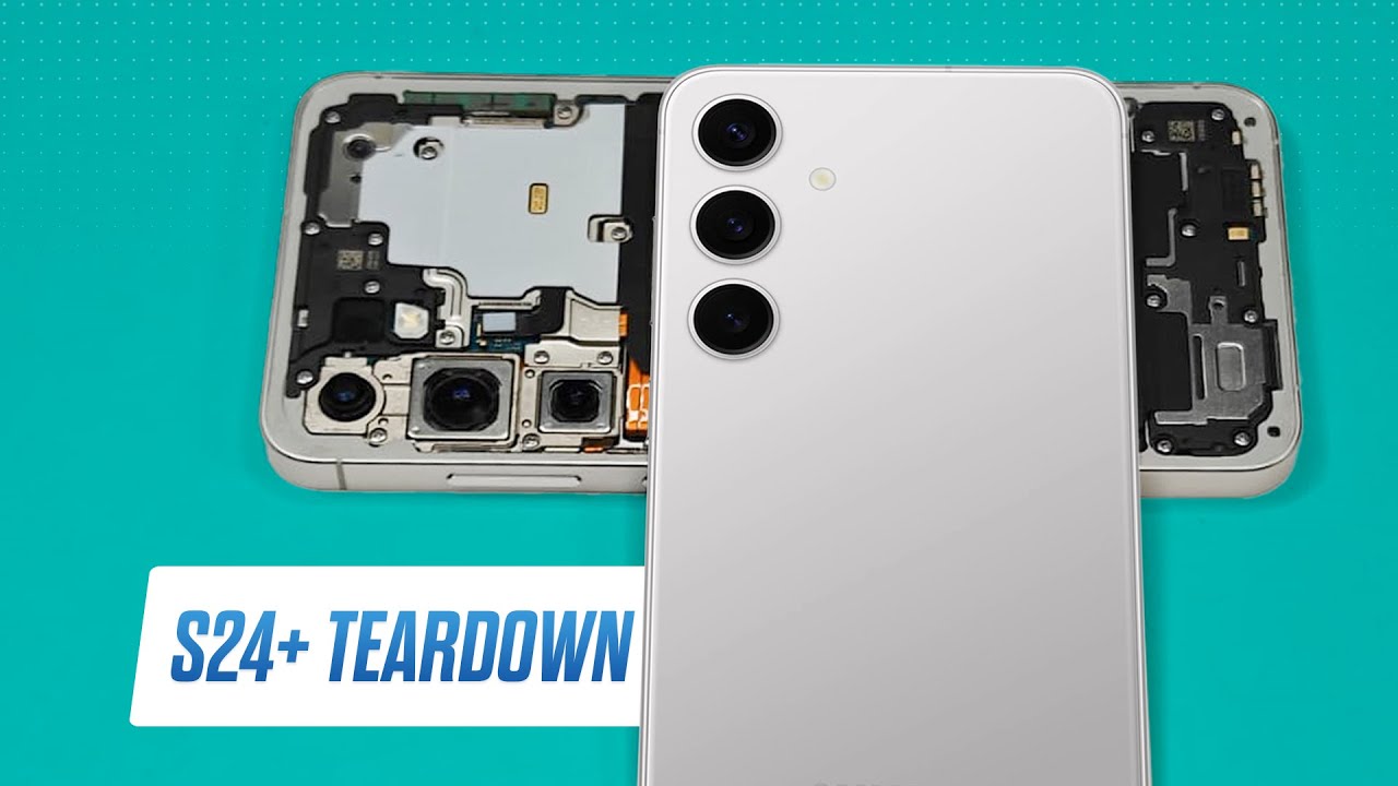 Видеообзор разборки и ремонта Samsung Galaxy S24+ S24 PLUS