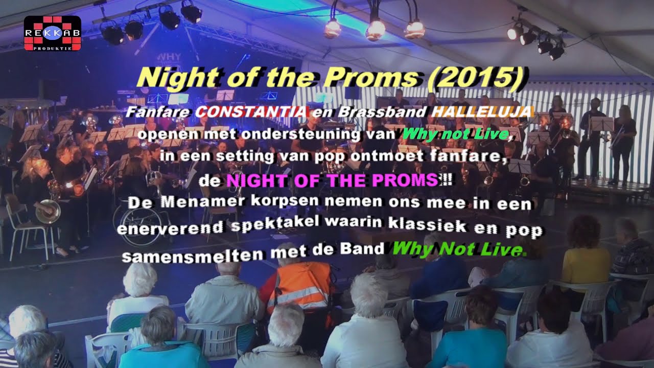 Brassband Halleluja Menaam met Constantia en WhyNotLive (2015)