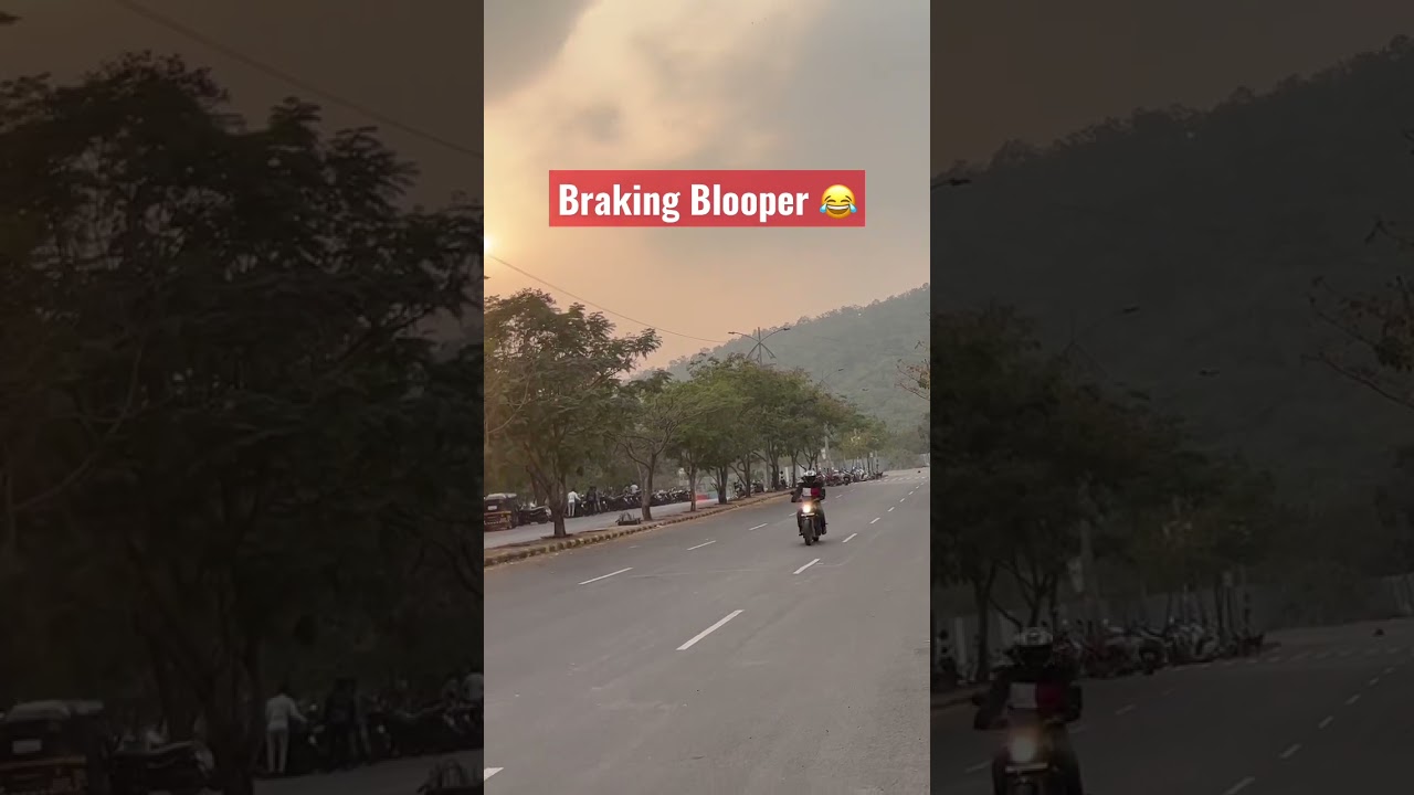 Royal Enfield Hunter Brake Test | Did not expect this 😂