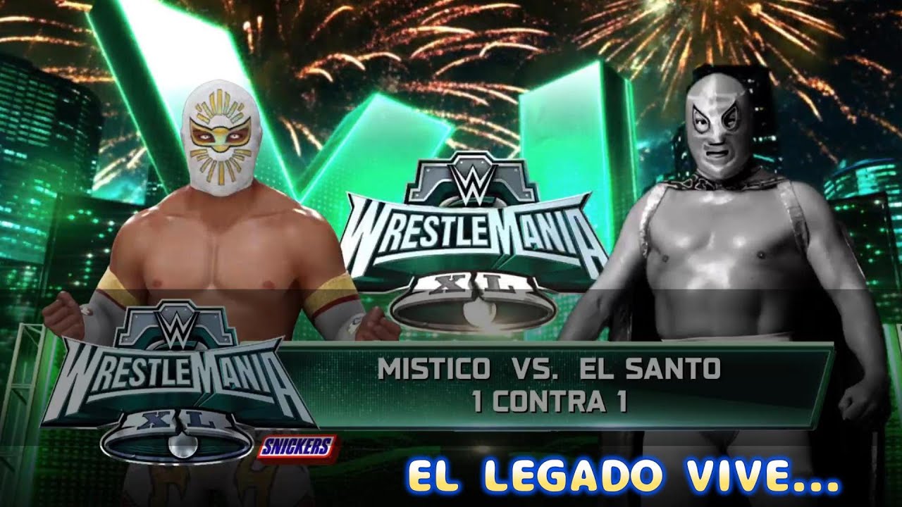 #mistico vs #elhijodelsanto #wwe #shortsviral  #shorts  #wwe2k25 #wweraw #short #viralvideo #gamers 