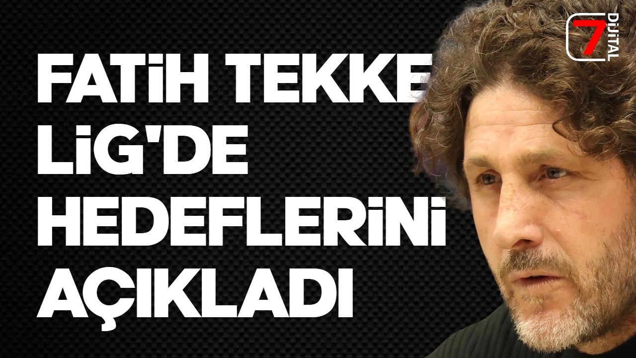 🎙️ FATİH TEKKE TRABZONSPOR'UN LİGDEKİ HEDEFİNİ AÇIKLADI