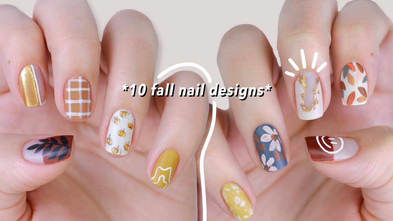10 Minimal Fall Nail Designs | Nail Art 2021