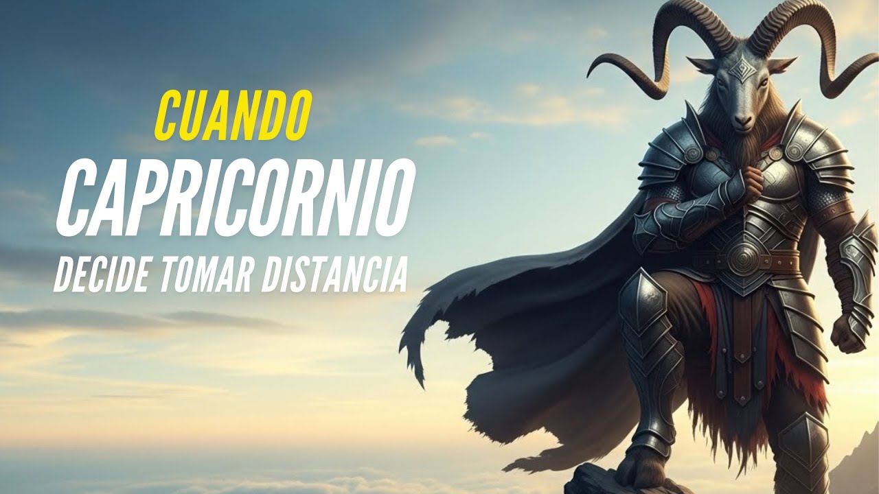 CUANDO CAPRICORNIO DECIDE TOMAR DISTANCIA, ¿QUÉ SUELE PASAR?