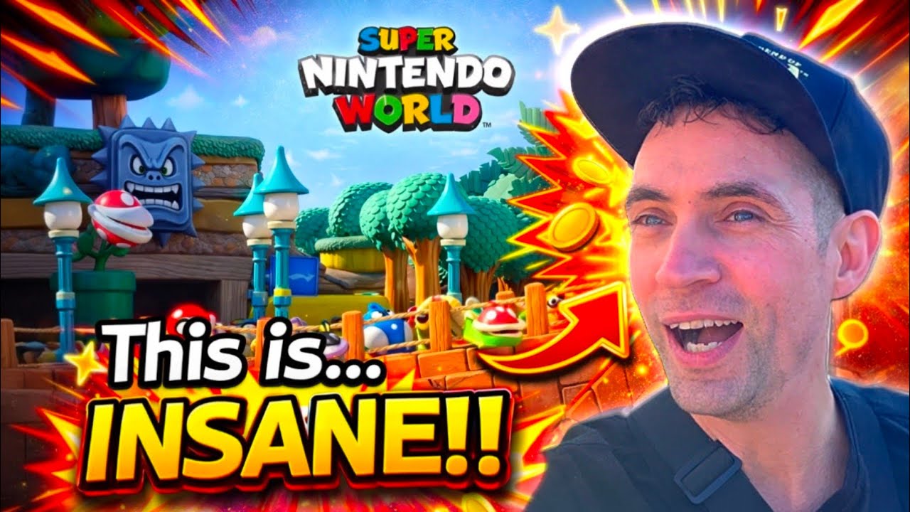 I Went Inside MARIO WORLD… And It Blew My Mind!