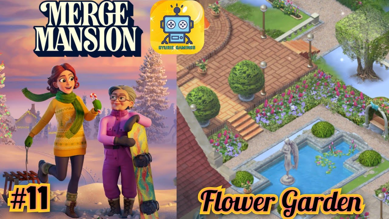 Merge Mansion Story : Flower Garden #11