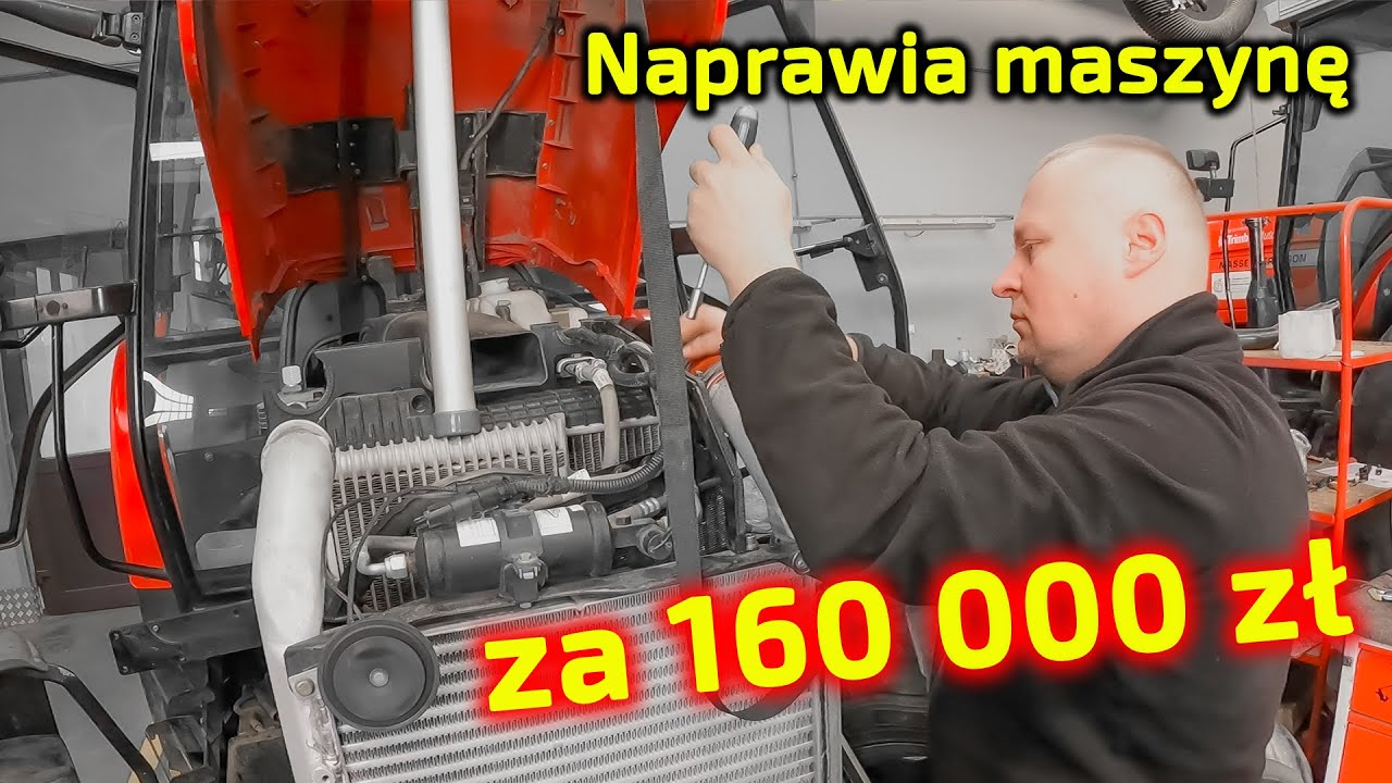 Naprawia 👉ciągnik za 160 000 zł 👉 Massey Ferguson 5445 [Korbanek]