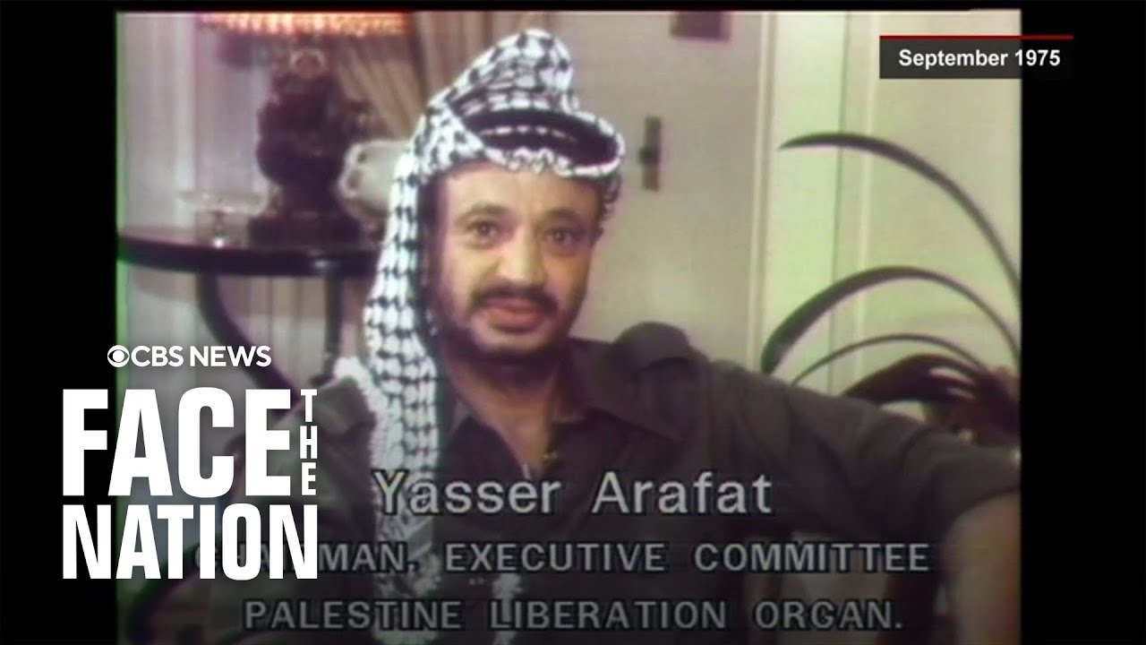 From the Archives: Yasser Arafat, chairman of the PLO, on 