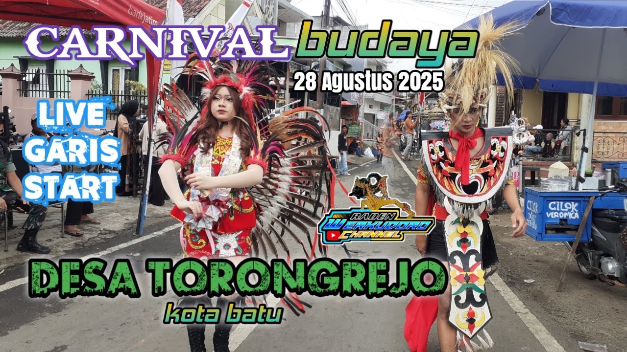 🔵KARNAVAL GARIS START DESA TORONGREJO BATU