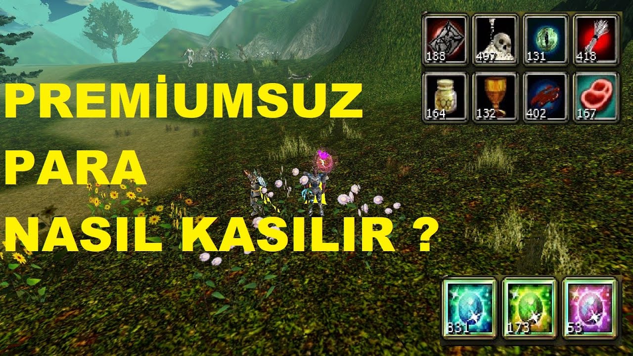 Knight Online Premiumsuz Nasıl Para Kasarız | &Ccedil;&ouml;p Slotu, G&ouml;rev Materyalleri
