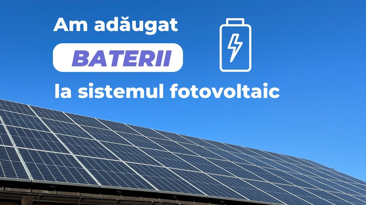 Sistem fotovoltaic hibrid cu baterii și invertoare Victron