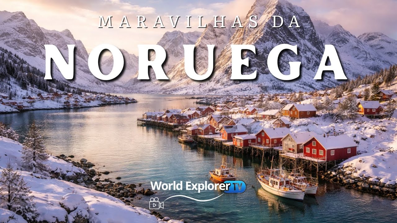 Maravilhas da Noruega | 5 Lugares Mais Bonitos para Visitar na Noruega | Vídeo de Viagem em 4K