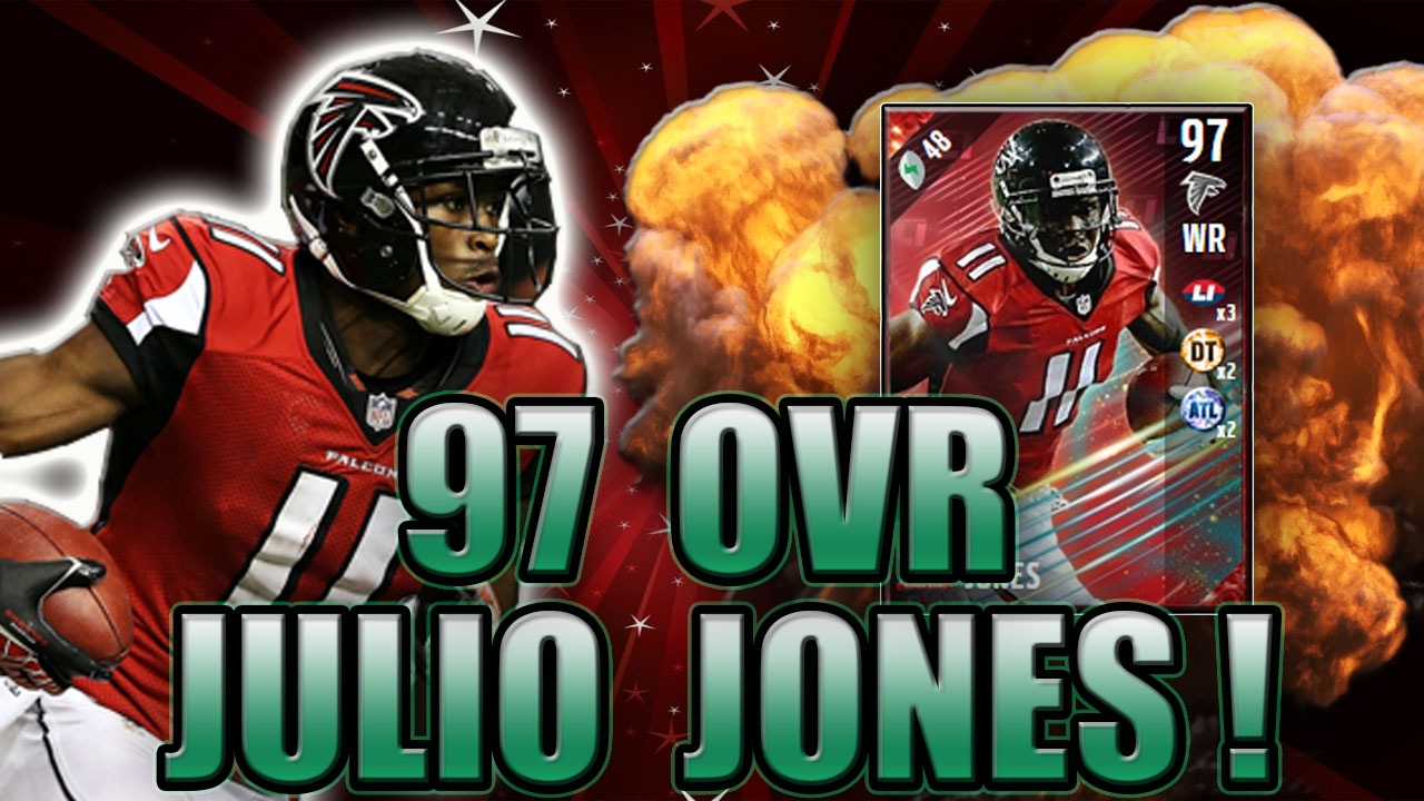 97 OVR JULIO JONES PUTTING IN WORK! - MADDEN NFL 17 ULTIMATE TEAM