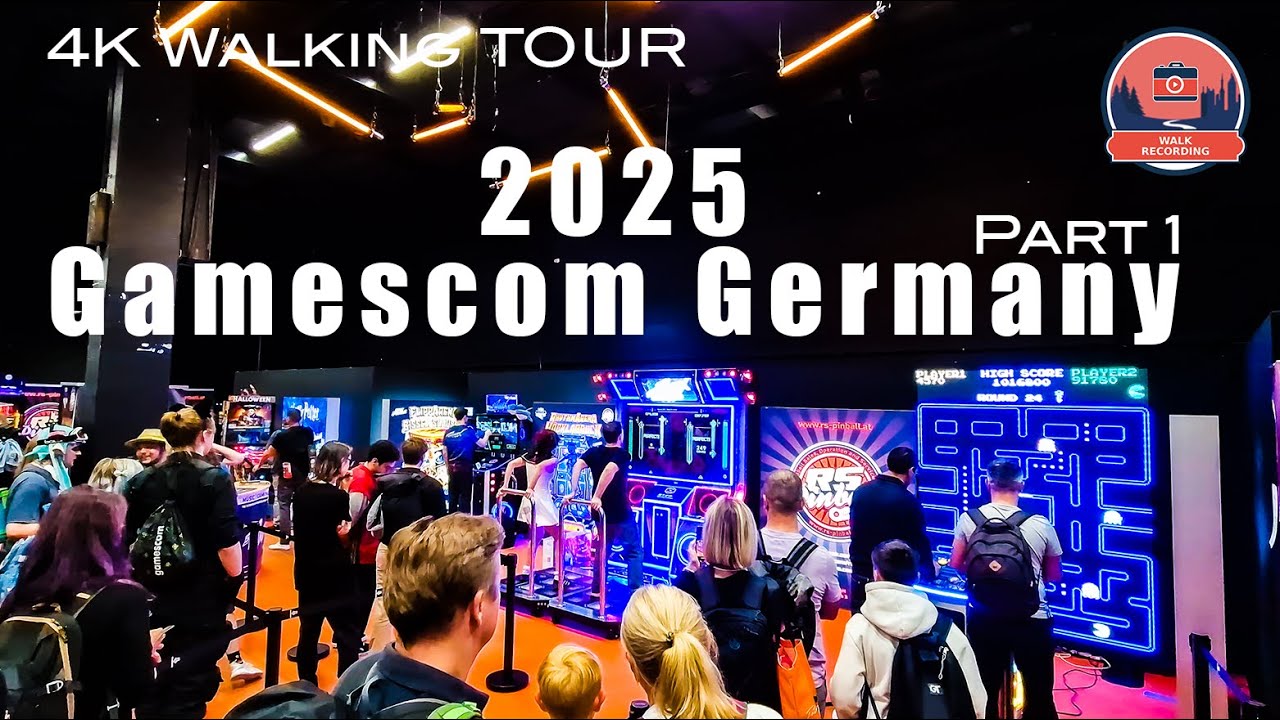 Gamescom 2025 4K Walking Tour Part 1 #gamescom #germany #gaming