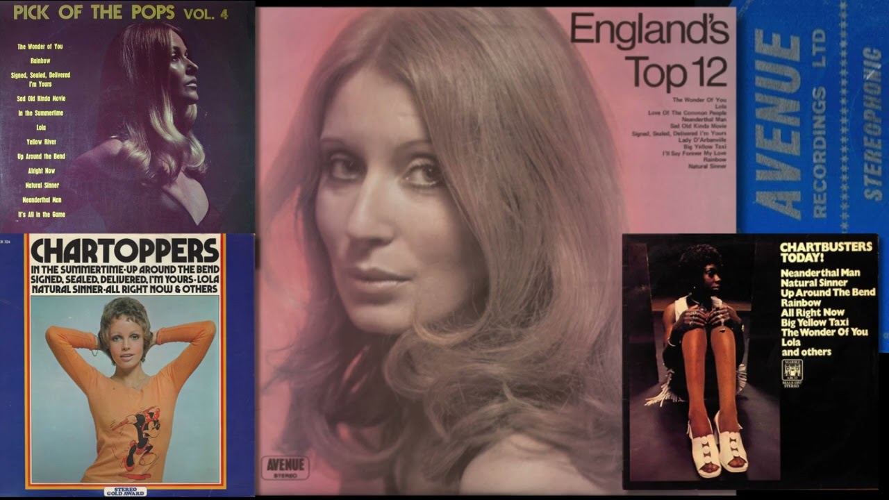 England's Top 12 — Vol 12 - (Avenue Recordings - 1970) - David Byron - Elton John - Cover Versions