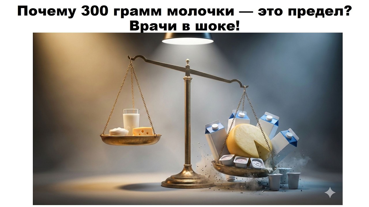 Почему 300 грамм молочки - это предел? Врачи в шоке!