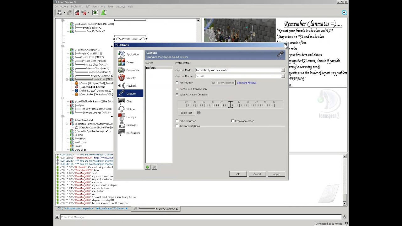 How to Download  Install TeamSpeak3 And how to Setup Capture in TS3