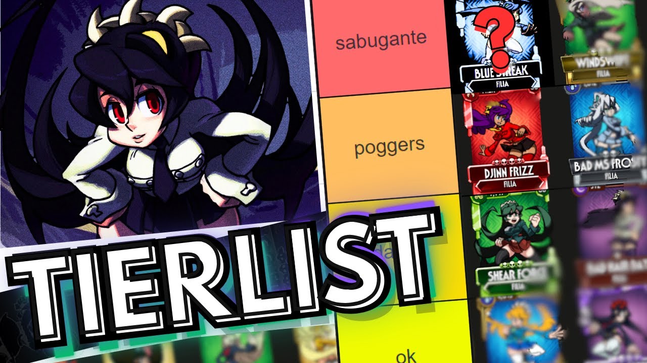 TIER LIST FILIA | SKULLGIRLS MOBILE