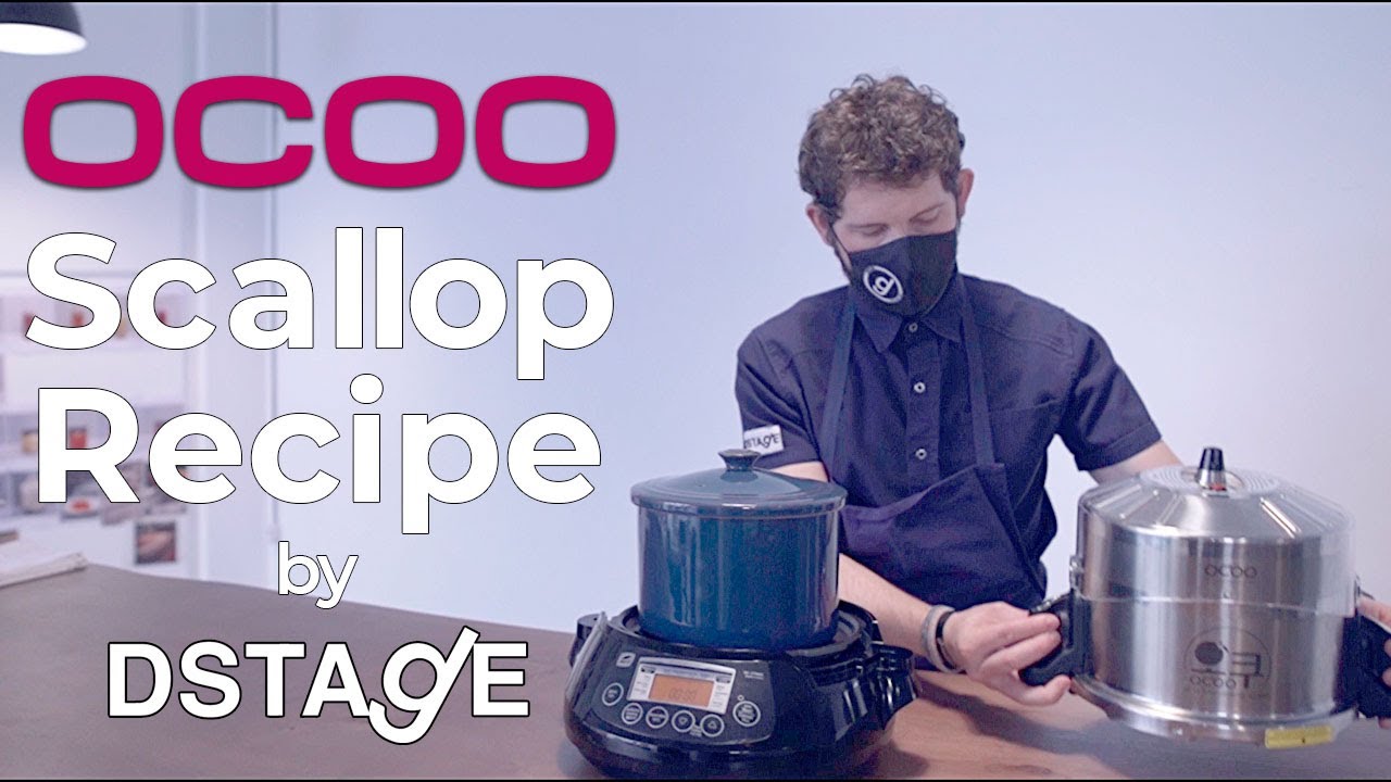 Delicious scallop recipe prepared using OCOO by Dstage restaurant.
