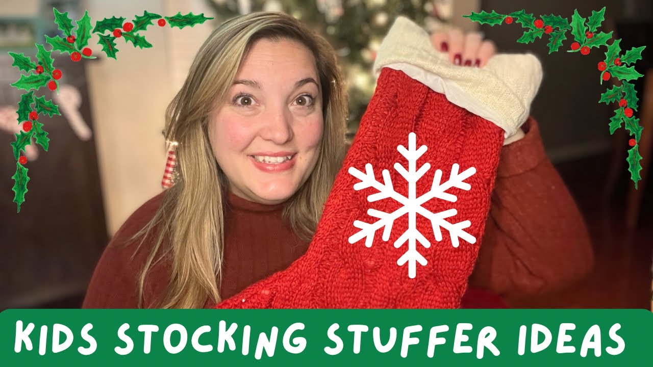 KIDS STOCKING STUFFER IDEAS 2024 | What I Put In My Kids Stockings 🎄