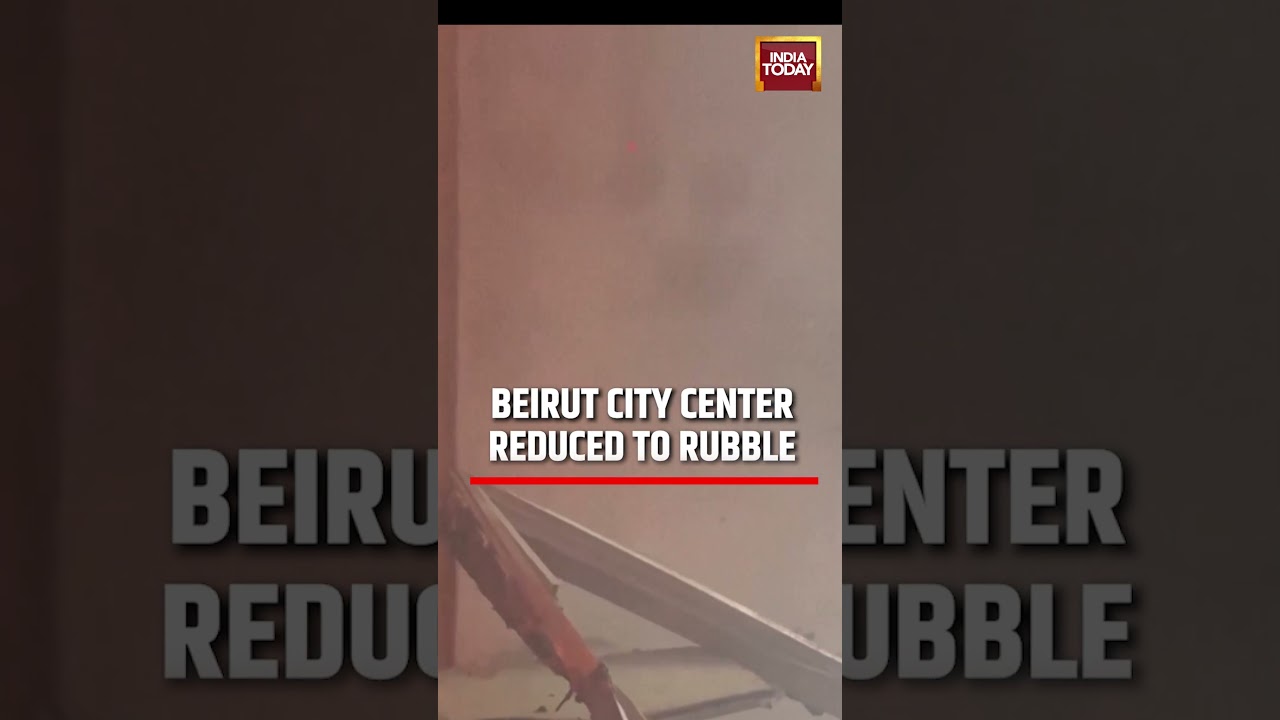 Beirut City Center Reduced to Rubble After Israeli Strikes | Ground Aftermath #beirut #israeliranwar