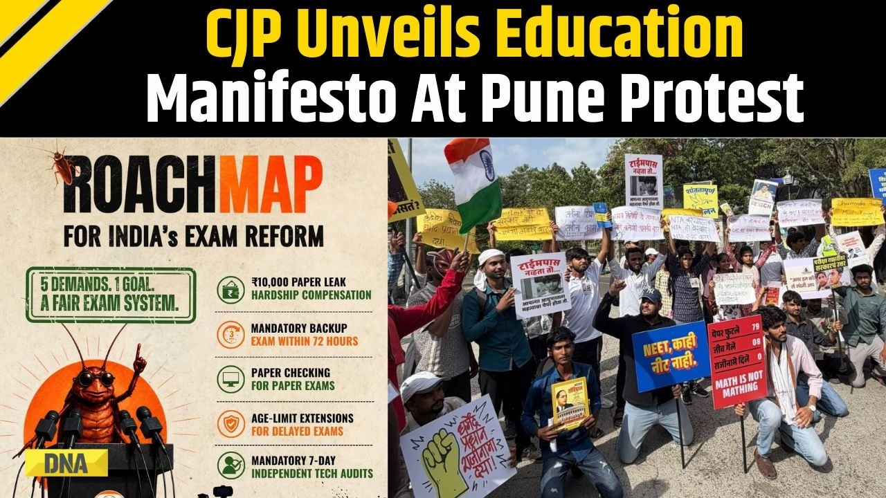 CJP Protest: Cockroach Janta Party Releases Education Manifesto On Exam Reforms At Pune Protest