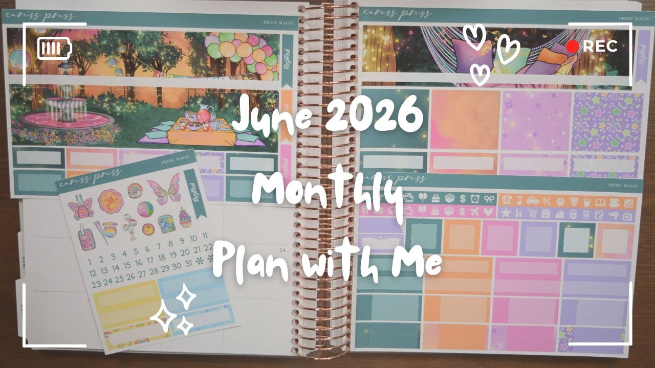 June 2026 Monthly Plan with Me (Caress Press)