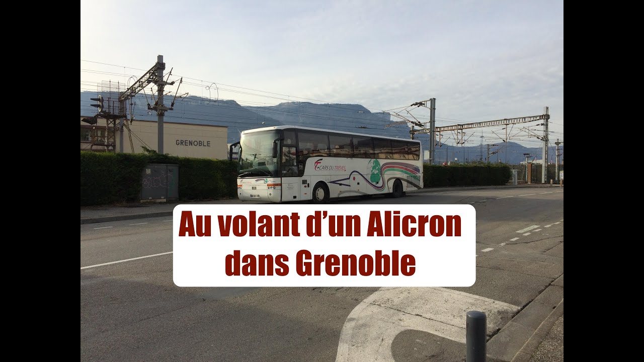 Au volant d'un Van Hool T916 Alicron dans Grenoble