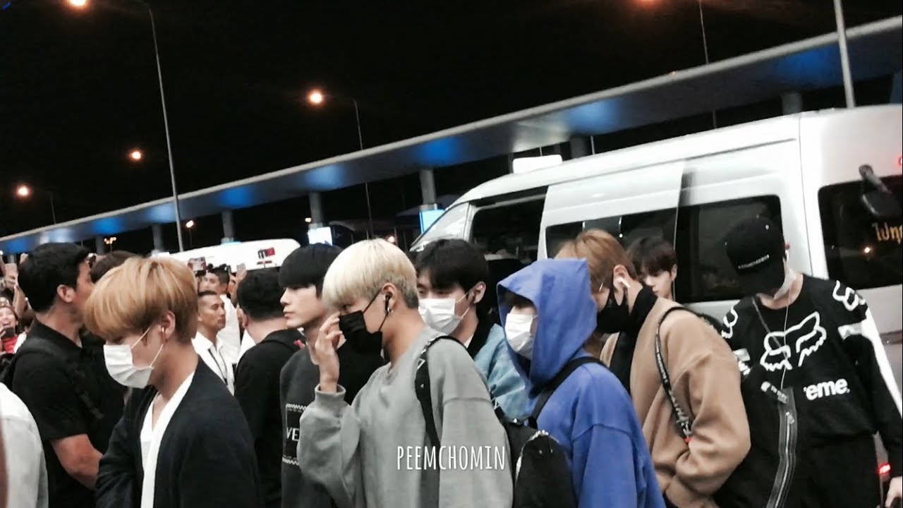 180929 Wanna One at Suvarnabhumi Airport - Thailand (Back to Korea) #KCON2018THAILAND