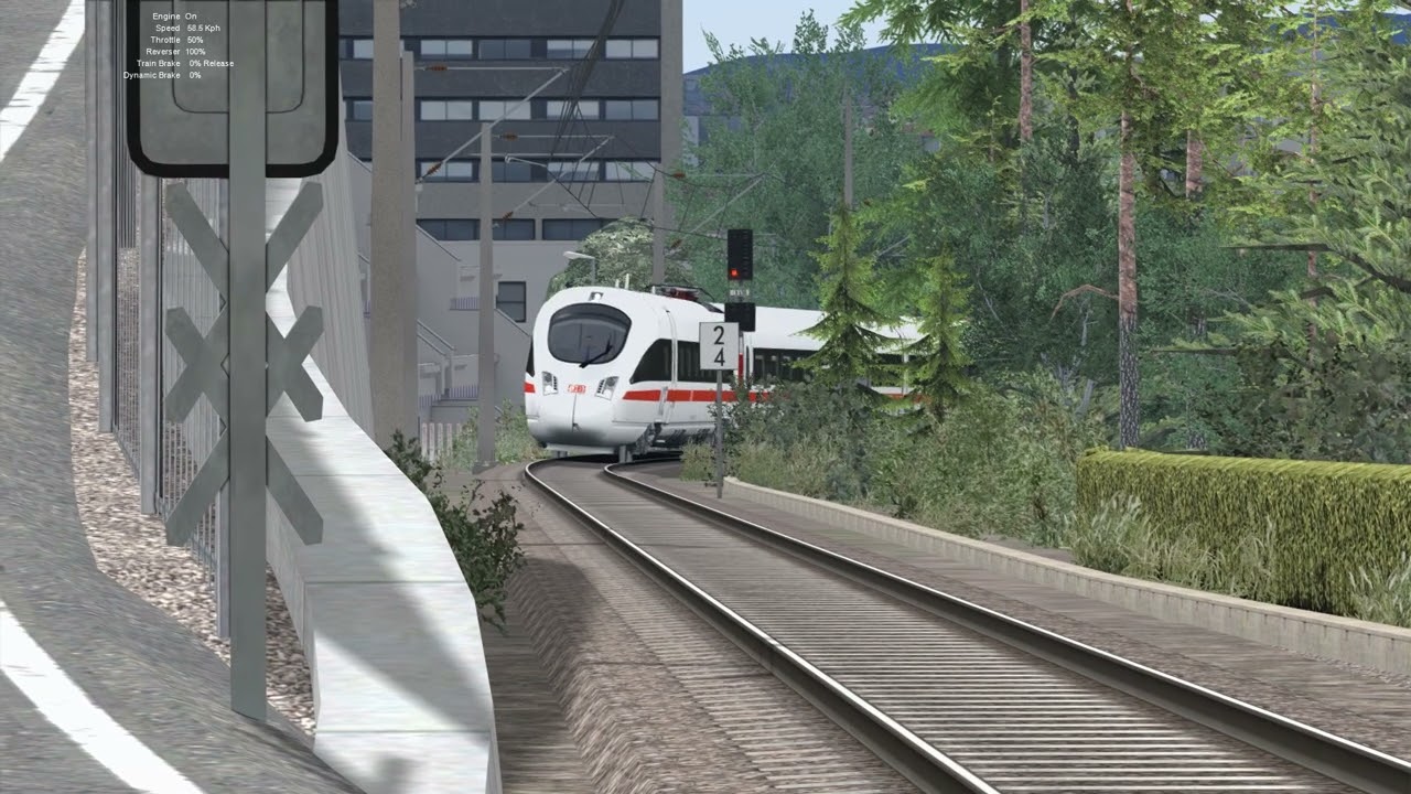 DB ICE T 1206 Passenger Service near Innsbruck