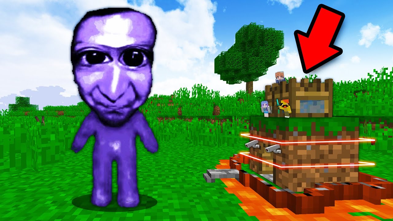 아오오니 VS 최강보안 미니 하우스 [몬스터막기] Aooni vs a small house in minecraft