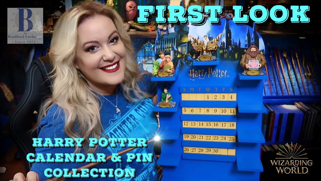 FIRST LOOK - Harry Potter Calendar & Pin Collection By BRADFORD EXCHANGE - Victoria Maclean