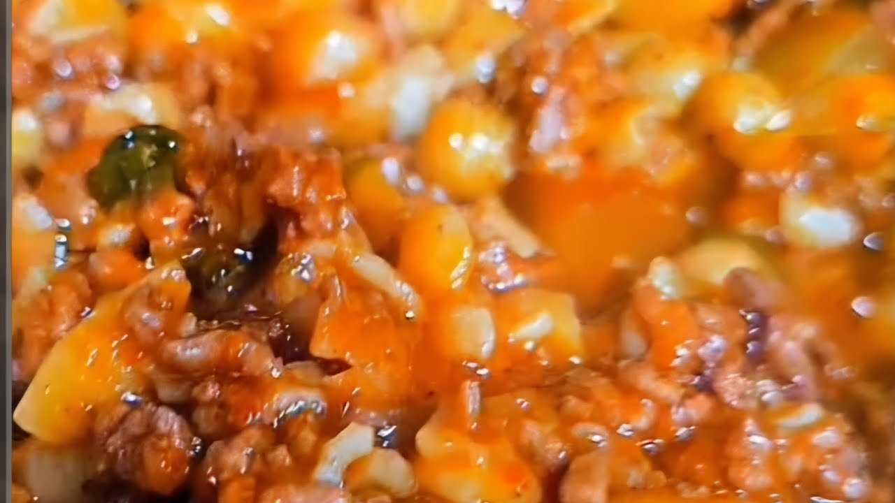 Dinner in under an hour ! Quick and easy sopita con carne molida #sopita #fideo 