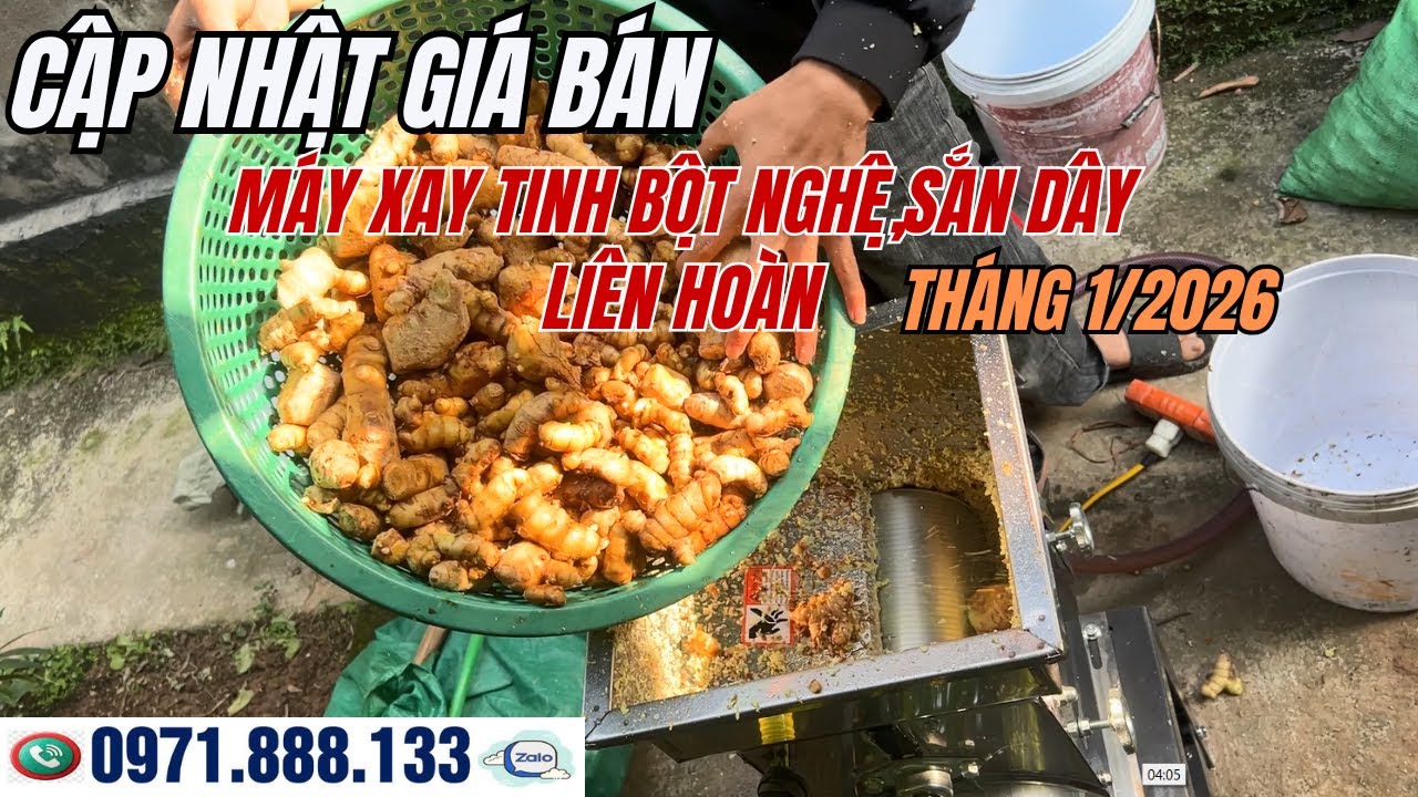 Cập Nhật Giá Bán Máy Xay Tinh Bột Nghê,Săn Dây Liên Hoàn Tháng 1 Năm 2026