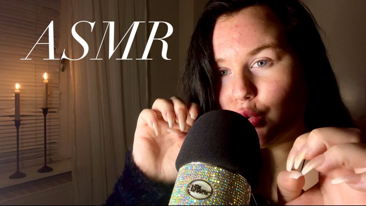 ASMR - öronbedövande mouth sounds (med en smula nailtapping) 👄✨💤