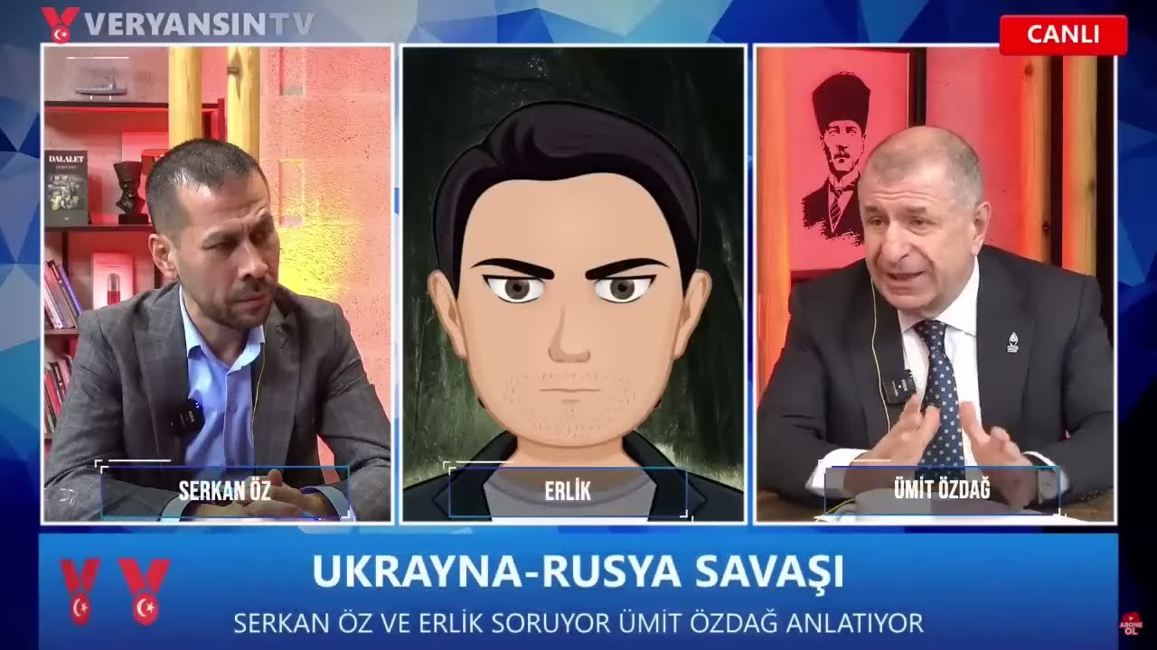 Veryansın TV'de Serkan Öz ve Erlik'in sorularını yanıtlıyorum.