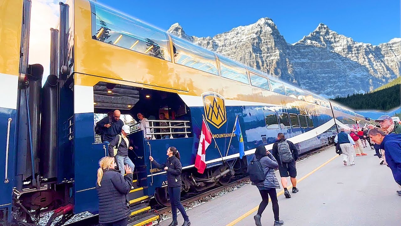 【運賃36万円】カナダ🇨🇦最高峰の豪華列車 ロッキーマウンテニア号に乗車！バンクーバー→バンフ 1泊2日の旅 Canada Rocky Mountaineer