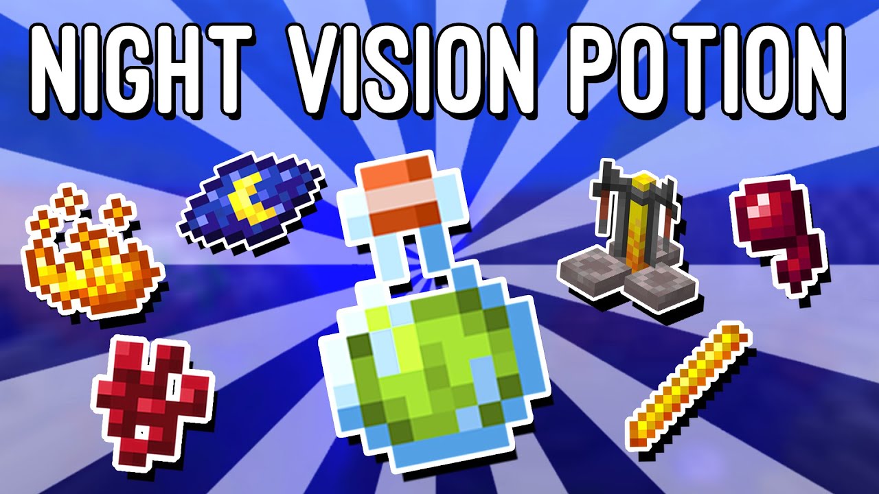 How to Make a Potion of Night Vision in Minecraft | No Nonsense (All Versions)