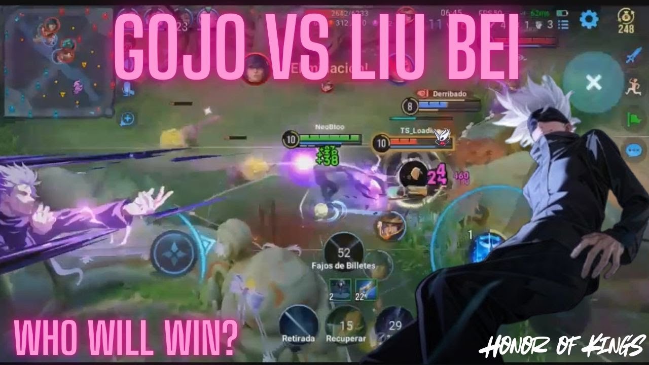 Skin de Gojo en Acción! Kongming Imparable contra Liu Bei / Gojo Skin DESTROYS Liu Bei –