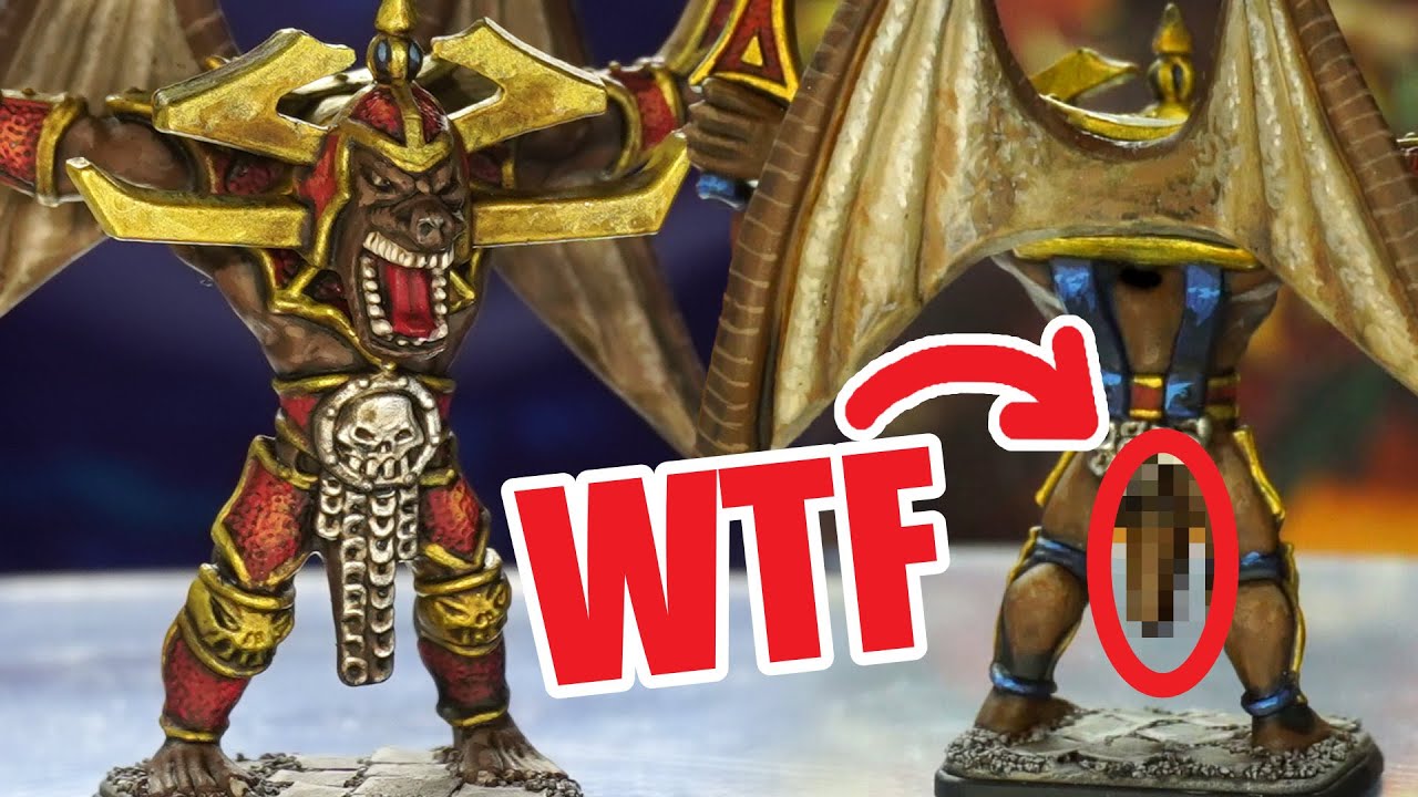 Who sculpted this?! Speed painting HeroQuest: GARGOYLE