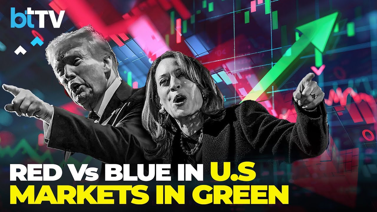 Trump Vs Kamala | Indian Market Surges As Trump Leads; Pharma Stocks Rally, Bitcoin Hits Record High