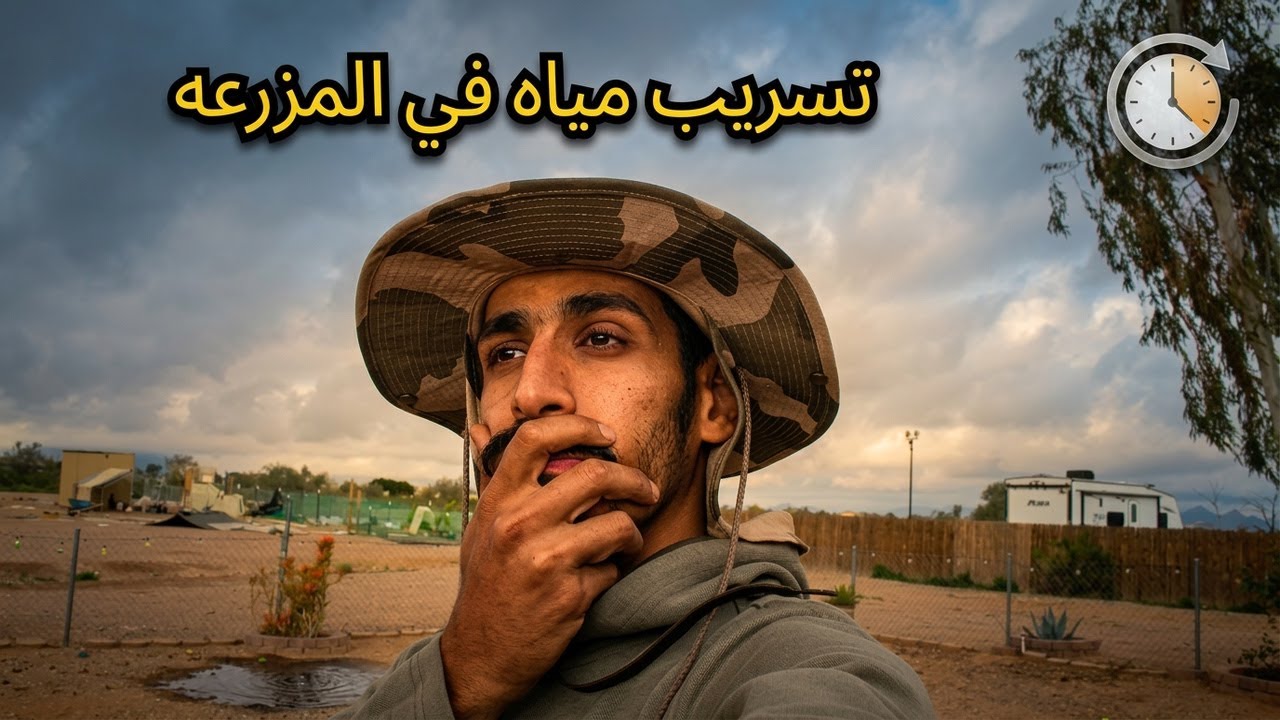 تسريب مياه بالمزرعة | مشكلة بسيطة كلفتني يوم كامل