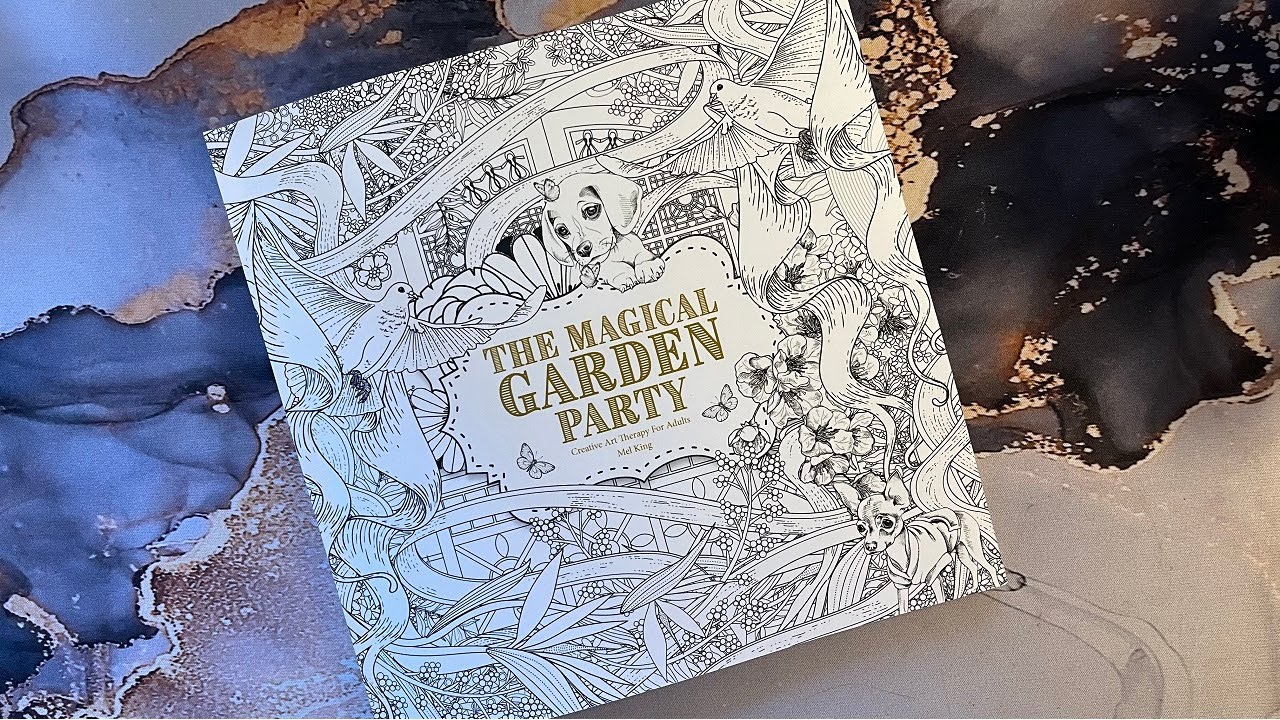 Adult Coloring - Flip through The Magical Garden Party