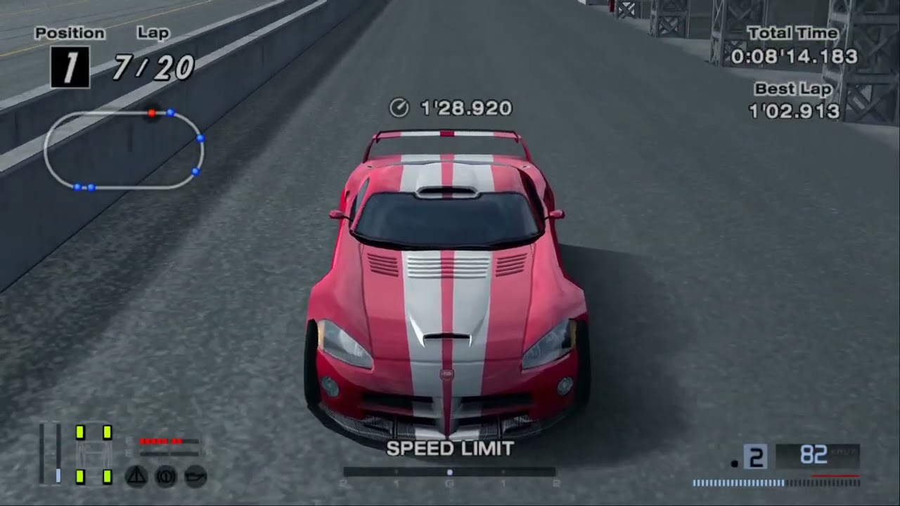 Gran Turismo 4 MOD - Gran Turismo 3 style Like The Wind with SRT Tomahawk X Vision Gran Tuirsmo '35