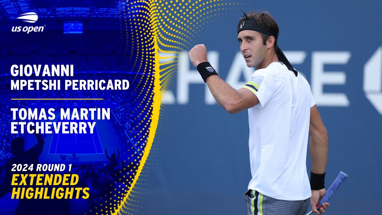 Giovanni Mpetshi Perricard vs. Tomas Martin Etcheverry Extended Highlights | 2024 US Open Round 1