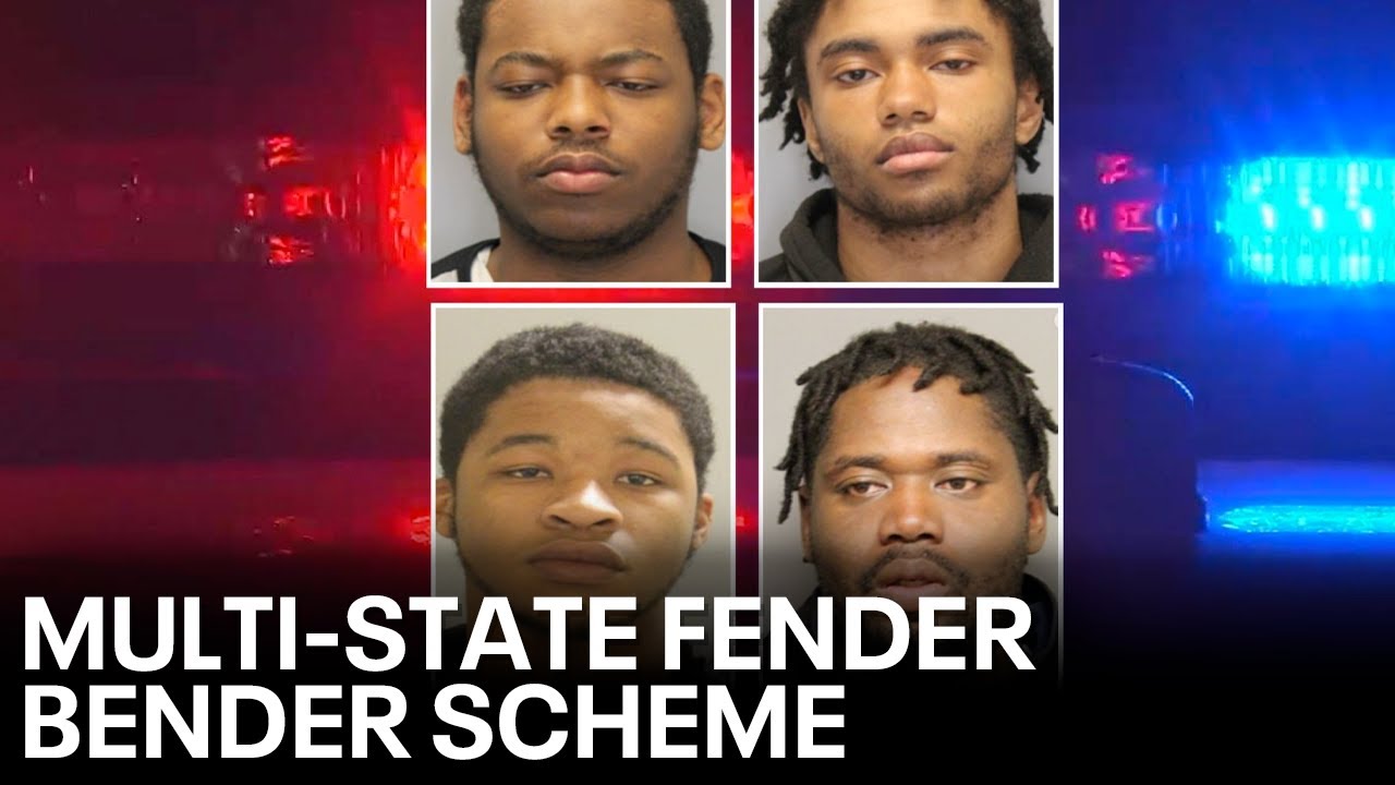 4 charged in multi-state scheme to lure drivers from cars by rear-ending them, police say