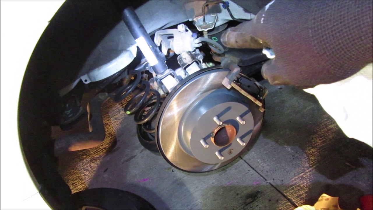 2016-2021 Nissan Maxima rear brake pad and rotor replacement