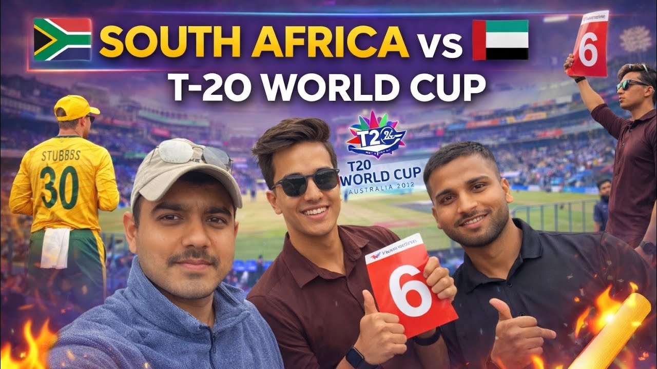 “South Africa UAE Live at Arun Jaitley Stadium 🏏🔥 Full Stadium Experience!”#dailyvlog#t20worldcup 