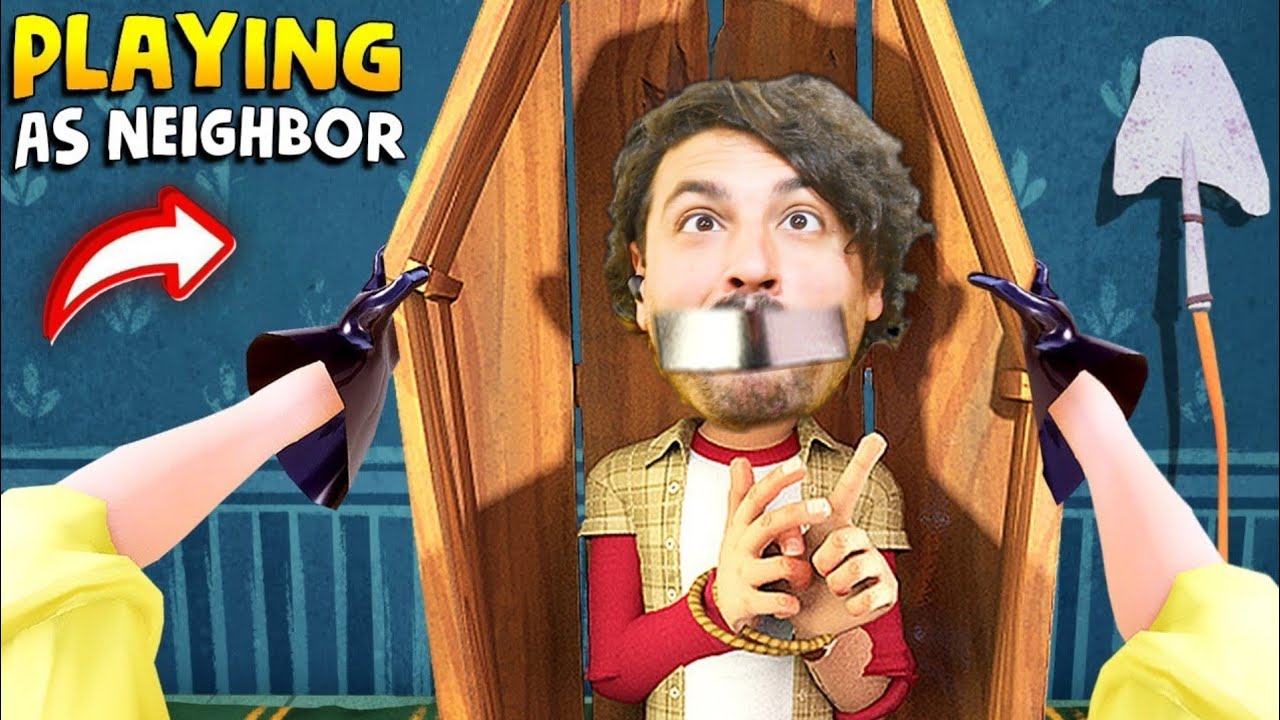 WİLSON BİZİ CANLI CANLI MEZARLIĞA GÖMDÜ 😱 Hello Neighbor Mod