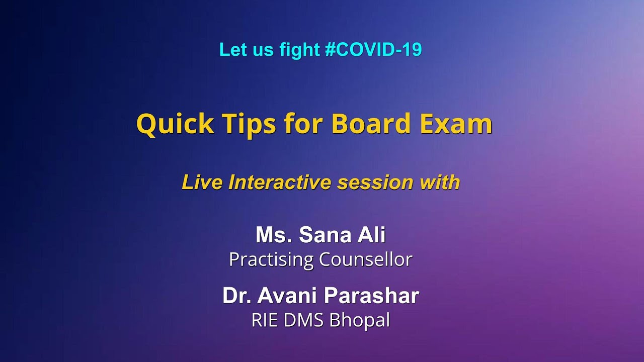 Sahyog: Quick Tips for Board Exam